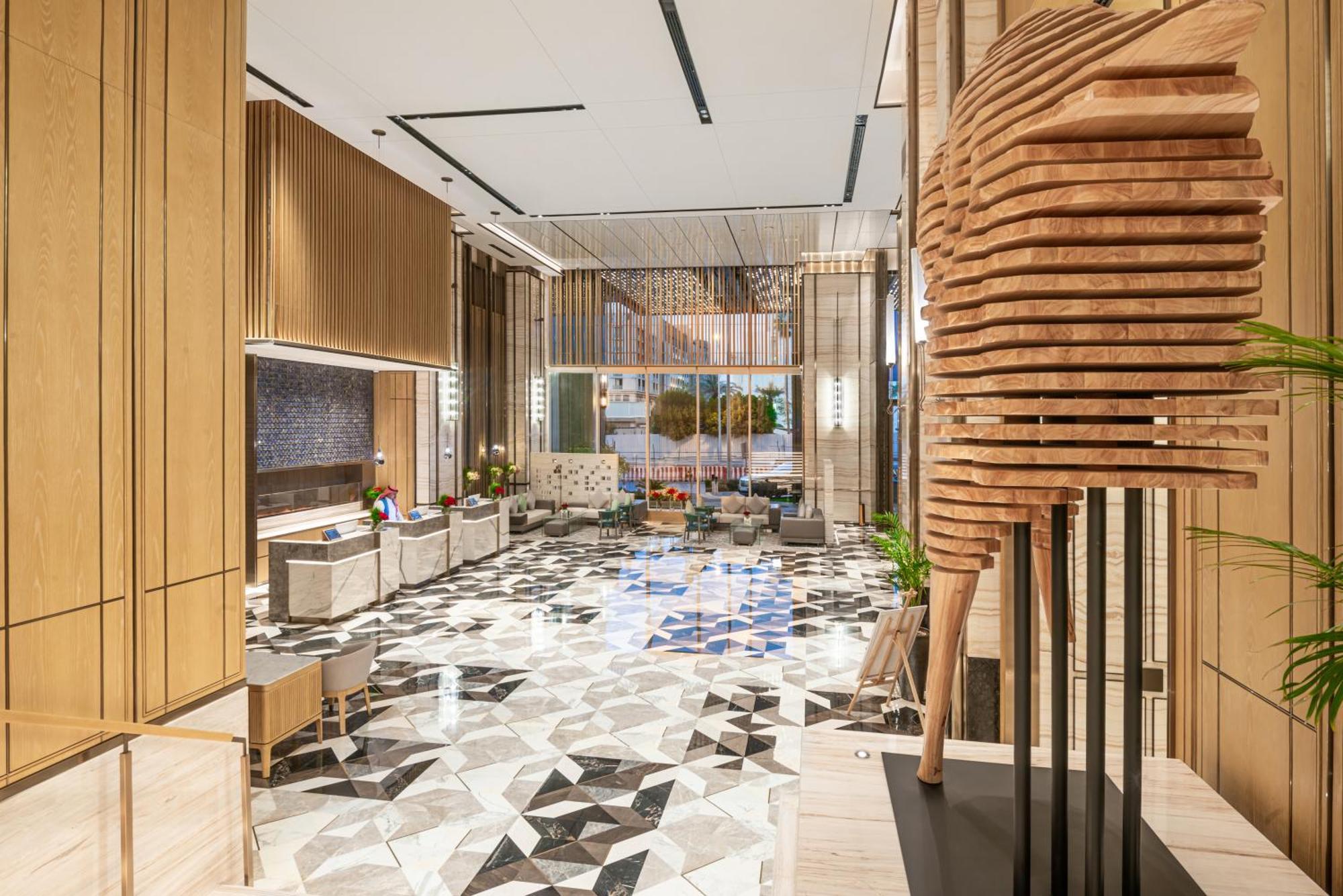 Narcissus The Royal Hotel ริยาดห์ ภายนอก รูปภาพ The lobby of the hotel